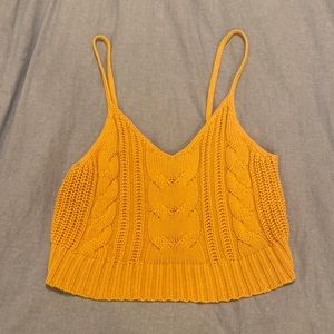 A&E cropped sweater top